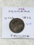 Denmark 1853 5 Killing Very Fine