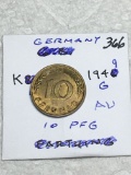 Germany 10 Pfg 1949 G Au