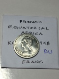 French Equatorial Africa 1948 Franc Bu