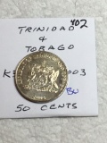 Trinidad & Tobago 50 Cents 2003 Bu