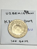 Uzbekistan 100 Som 2009 Bu