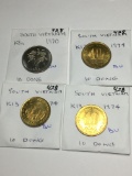 Soiuth Vietnam 4-10 Dong 1970 Bu, 3- 1974 Bu