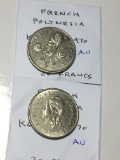 French Polynesia (2) 1970 20 Francs Au
