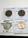 Sweden  5 Ore 1881 Vf 