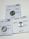 South Korea Won 3-1969 Bu