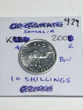 Somalia 10 Shillings 2002 Bu
