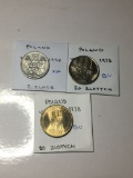 Poland 1958 2 Zlote Extra Fine, 1973 & 1978 20 Zlotych Bu