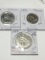 Republic Of France Polynesia 1984 2 Franc Bu Gem, 1983 5 Francs Au, 1996 10 Francs Au