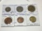 Austrailia 1963 P Half Penny Au, 1943 P 1 Penny Ef+ Toned, 2001 10 Cents Bu, 1994 20 Cents Au