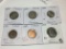 Jamaica 1969 (ef Red) &1971 (vf+) 1 Cent, 1986 5 Cent Ef, 1972, & 1975(au) 10 Cent, 1993 25 Cents Bu