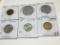 France 1967 10 Centimes, 1977 1/2 Franc Bu, 1975 1 Franc Au, 1941 2 Francs, 1949 5 Francs,