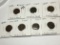 (7) Indian Head Cent 1909, 1886, 1884, 1879, 1878, 1876, 1875