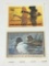 1989-1990 Ohio Wetland Waterfowl Stamp & U.S. Department Of Interior Stamp