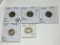 (5) Roosevelt Dimes 1991 P, 1990 P, 1976 P, 1971 S, 1965 P