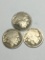 (3) Buffalo Nickels 1916 P, D, & S