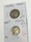 (2) Buffalo Nickels 1920 S Very Good, 1938 D