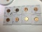 (8) Lincoln Cent Memorial & A Wheat Red Cent, & Toning
