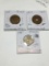 1945 Nederlandsch Indie 1 Cent Au, Netherlands / Antilles 1965 2 1/2 Cents Bu Red, 1967 5 Cents Bu