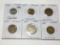 1986 Singapore 10 Cents, Hong Kong 1960 10 Cents, 1977 20 Cents 1977 & 78 50 Cents, 1978 1 Dollar