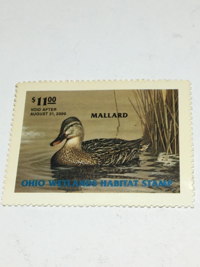 1999 Ohio Waterfowl Wetland Stamp