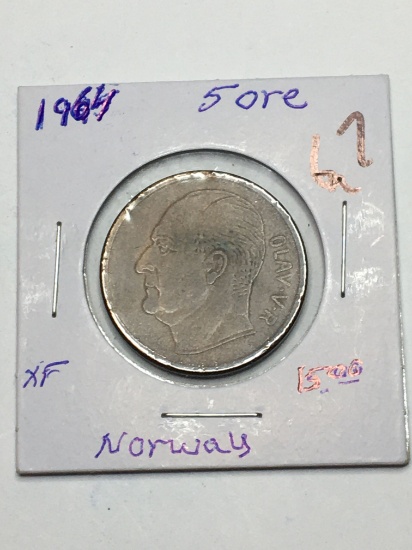 1964 Norway 5 Ore