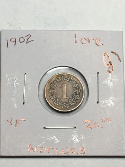 1902 Norway 1 Ore