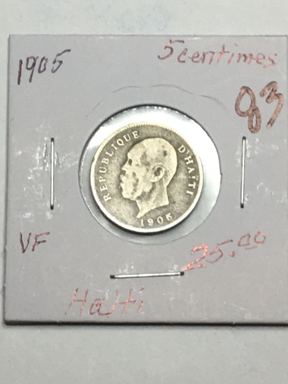 1905 Haiti 5 Centimes