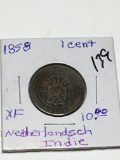 Nederlandsch 1858 1 Cent Extra Fine