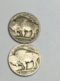 (2) Buffalo Nickels 1914 P & D