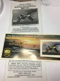 2000/2001 Unused Ohio Wetlands Waterfowl Stamp &