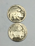 (2) Buffalo Nickels 1926 P & D