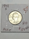 1941 S Quarter 90% Silver