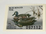 1984 Illinois Waterfowl Stamp Unusesd