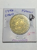 1946 Morocco 5 Francs