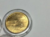 (5) Gold Plated Statehood Quarters Encapsulated