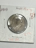 1908 Great Britian Half Penny