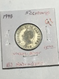 1948 El Salvadore 5 Centavos