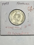 1952 El Salvadore 5 Centavos