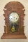 Antique Waterbury Tampa T&S Oak Kitchen Clock.