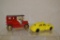 Two Toy Tin Cars Hubley Japan.