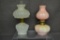 Two Miniature Oil Lamps.