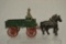 Stanley Cast Iron Original Wagon & Horses.