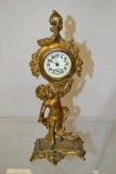 Antique Victorian Figural Alarm Clock