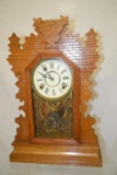 Antique WM. L. Gilbert T&S Eagle Kitchen Clock