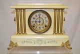 Antique Seth Thomas Parlor 1913 White Mantle Clock