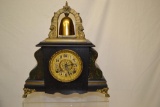 Antique Gilbert Curfew Mantle Clock.