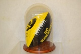 Collector University of Iowa Football in Glass Dome.