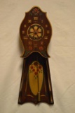 Antique Gilbert Nouveau 12 Day Wall Clock