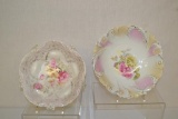 Two Floral Bowls including RS PRussia