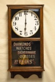 Antique New Haven Advertisment 8 Day Wall Clock.